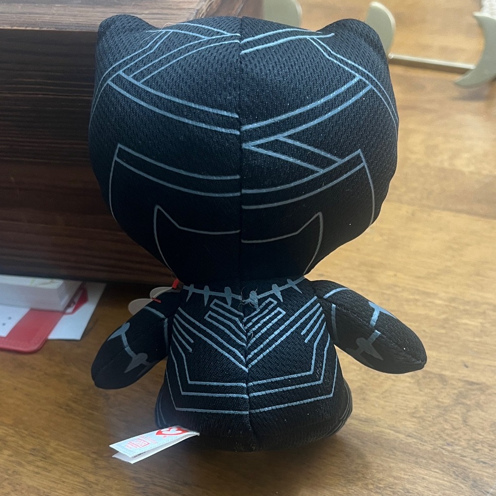 Ty Beanie Babies Black and Silver Hero Plush - Picture 4 of 5